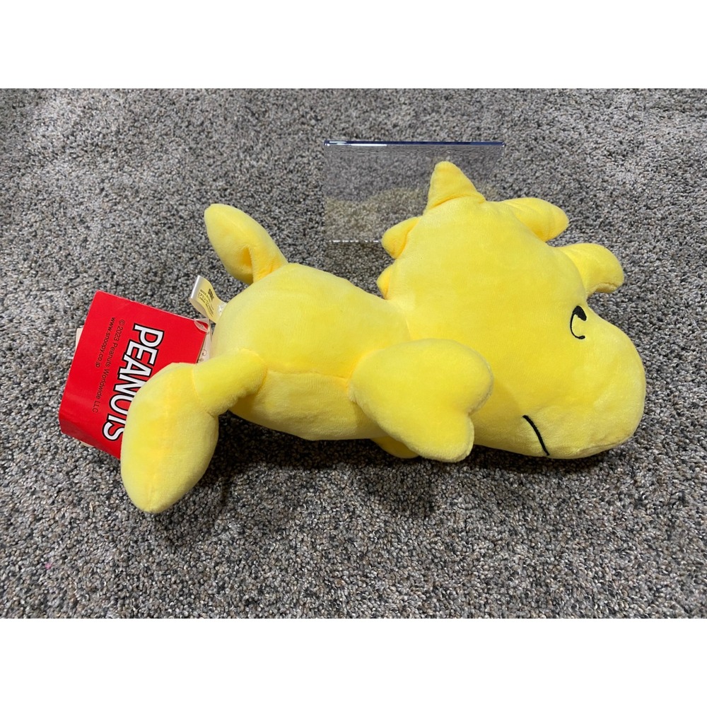 Peanuts Woodstock Sega Comic Selection Yellow Plush Stuffed Animal Toy 2023 11"